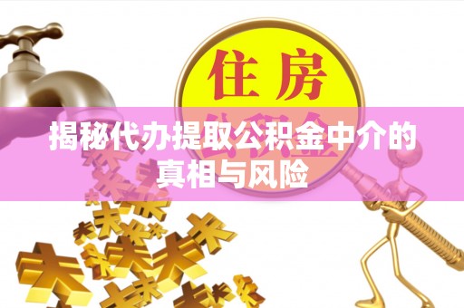 霍林郭勒揭秘代办提取公积金中介的真相与风险
