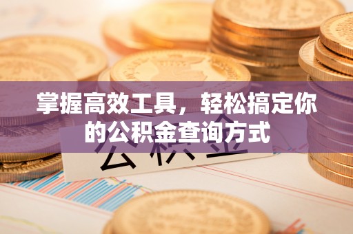 霍林郭勒掌握高效工具，轻松搞定你的公积金查询方式