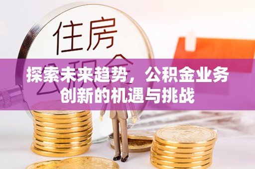 霍林郭勒探索未来趋势，公积金业务创新的机遇与挑战