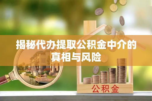 霍林郭勒揭秘代办提取公积金中介的真相与风险