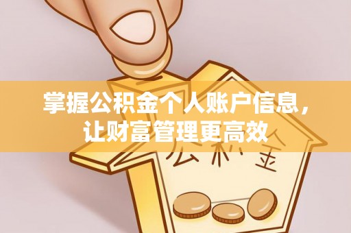 霍林郭勒掌握公积金个人账户信息，让财富管理更高效