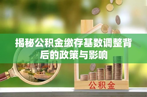 霍林郭勒揭秘公积金缴存基数调整背后的政策与影响