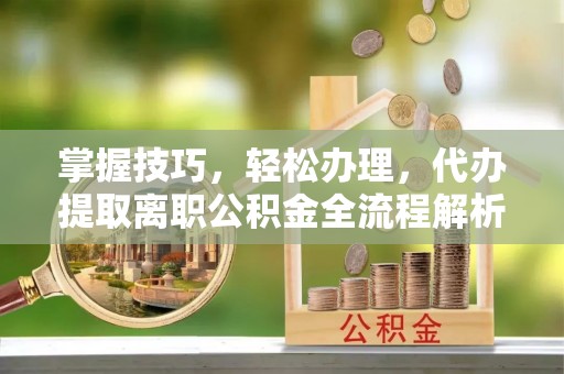 霍林郭勒掌握技巧，轻松办理，代办提取离职公积金全流程解析