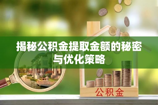 霍林郭勒揭秘公积金提取金额的秘密与优化策略