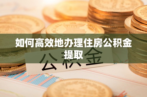 霍林郭勒如何高效地办理住房公积金提取